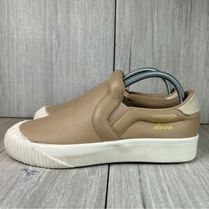 Adidas Everyn Tan Ash Pearl Slip On Sneakers Casual Shoes Womens Size 7